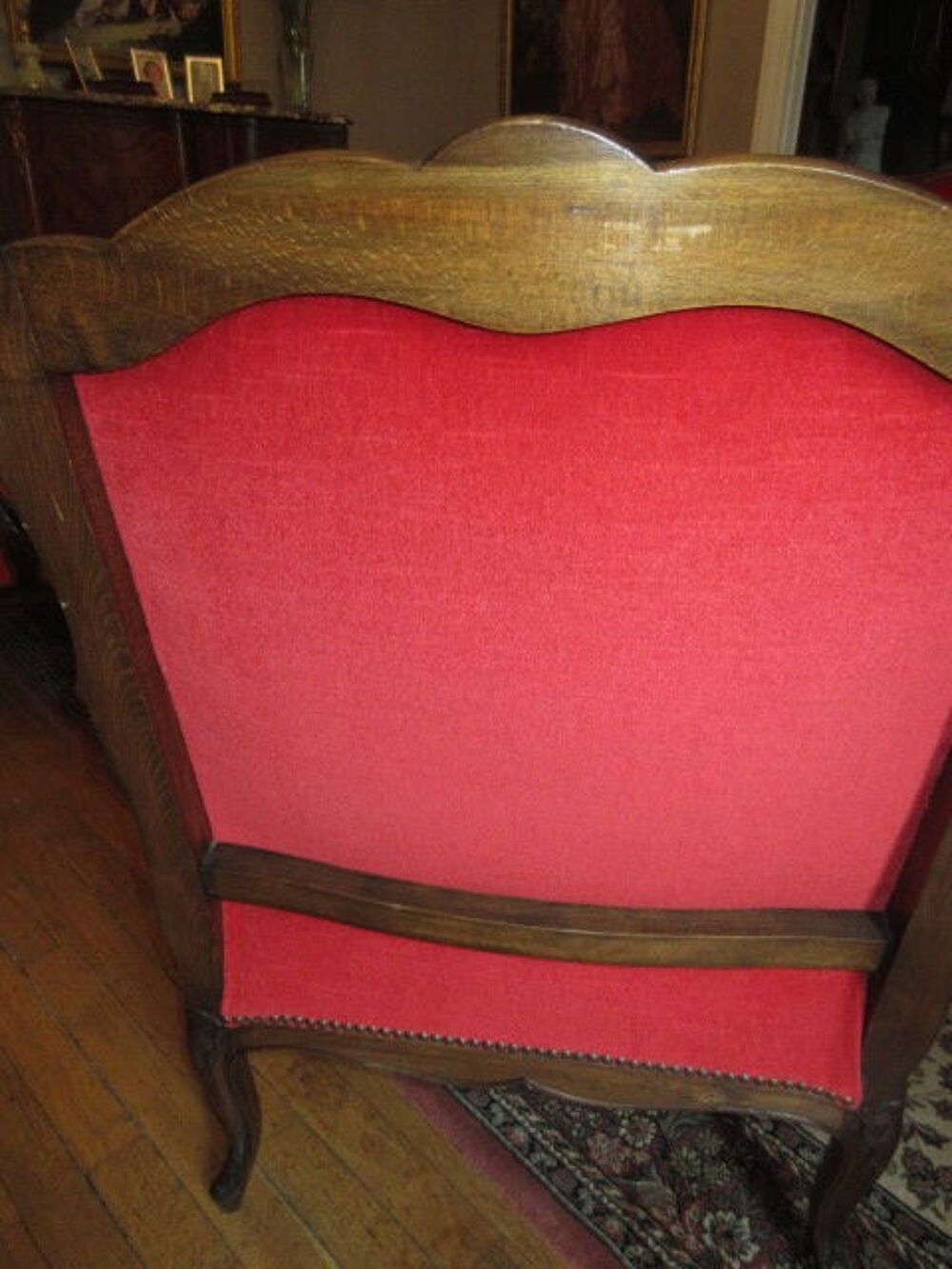 2 Beaux grands fauteuils anciens style Louis xv Meubles