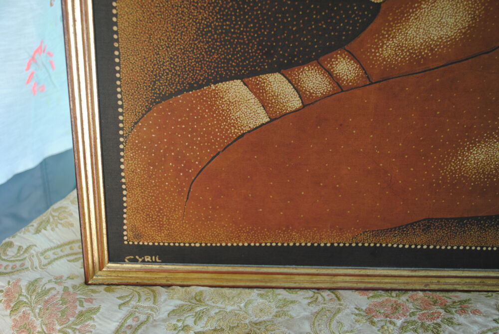 Batik vintage en soie Décoration
