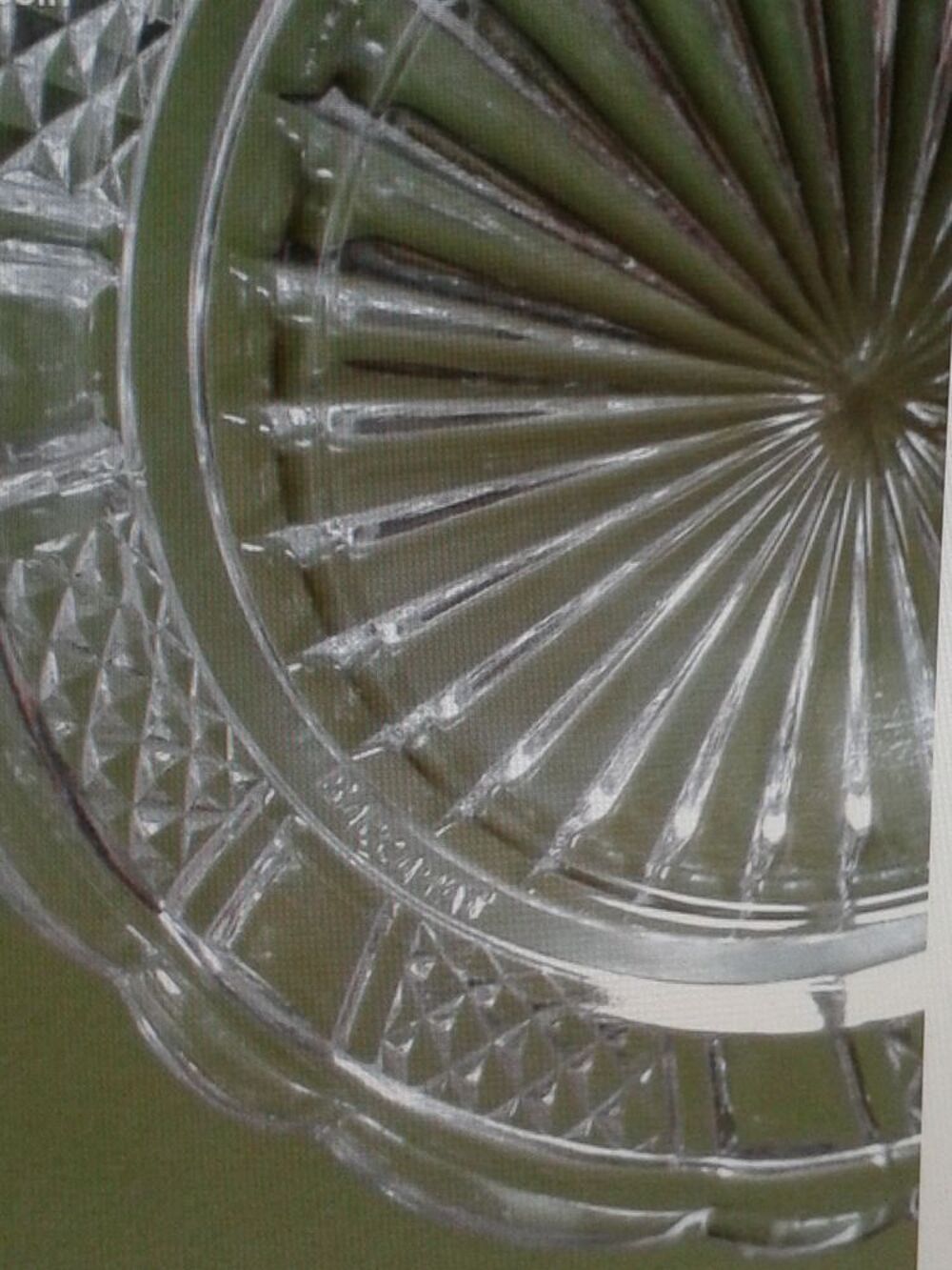 Dessous de carafe en cristal de Baccarat Cuisine