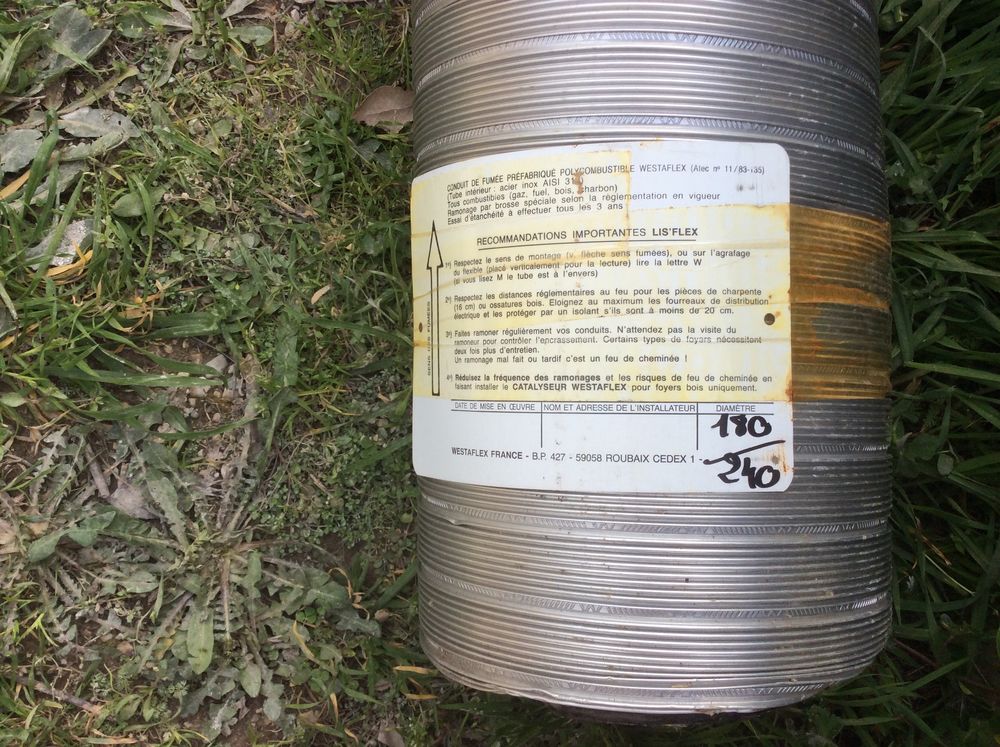 conduit flexible isol&eacute; inox Bricolage