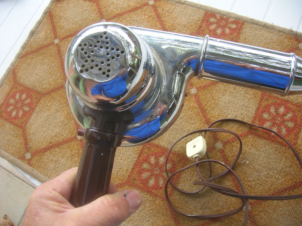 S&egrave;che Cheveux CALOR VINTAGE tout INOX ann&eacute;es 50/60 Electroménager