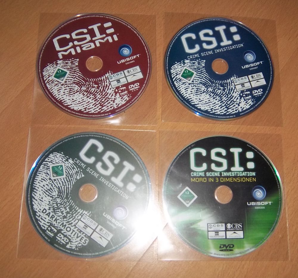 Coffret 4 jeux pc Les Experts Consoles et jeux vidéos