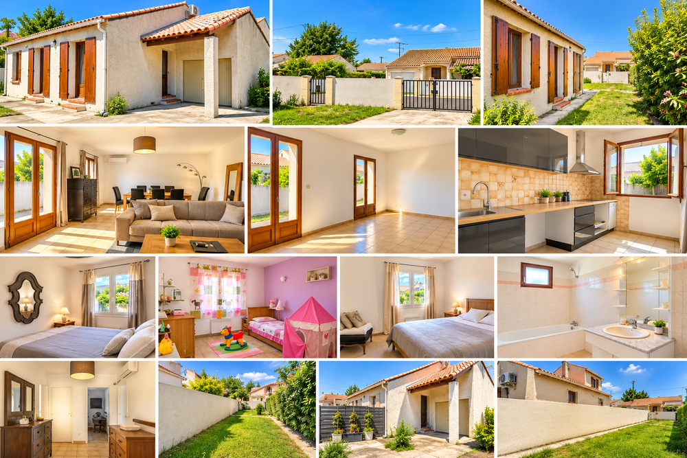 Location Villa VILLA P4 - 3 CHAMBRES - JARDIN - GARAGE - FOURQUES Fourques