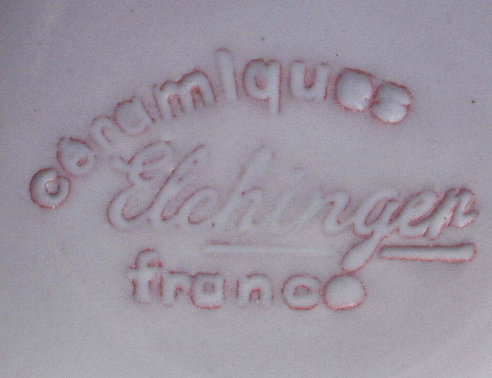 Petite SOUPIERE Porcelaine ELCHINGER (Soufflenheim Alsace) Cuisine
