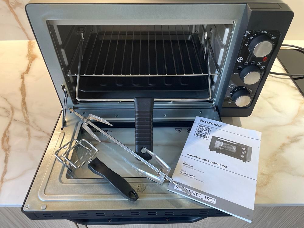 Mini-four Silvercrest 30L (SGBR 1500 D1) ? &Eacute;tat comme neuf. Electroménager