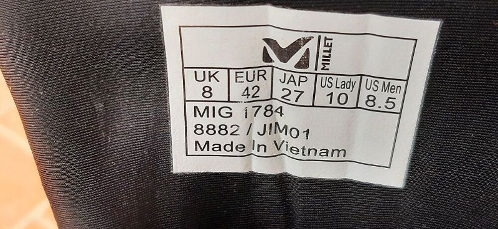 CHAUSSURE RANDONNEE MILLET Chaussures