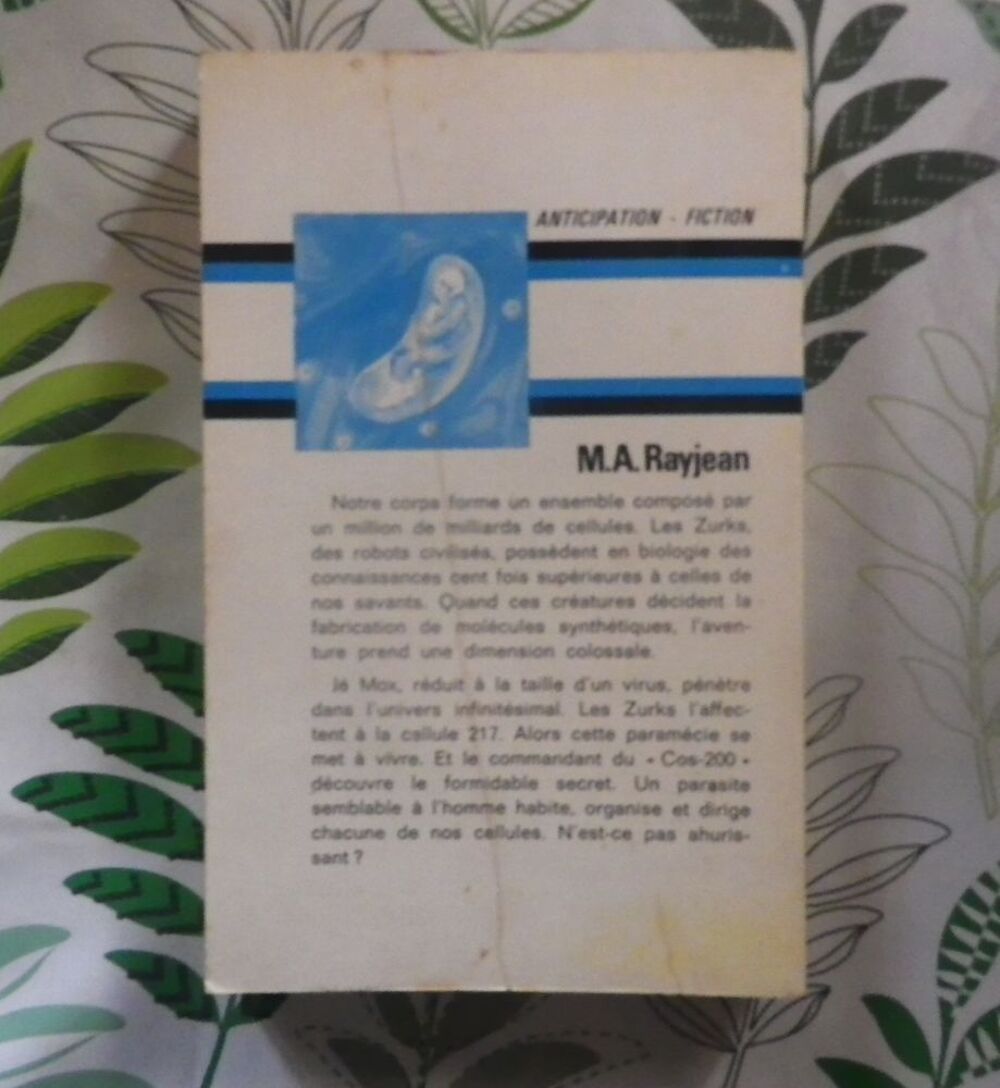 "CELLULE 217" de M.A. RAYJEAN N&deg;466 Anticipation Fleuve Noir Livres et BD