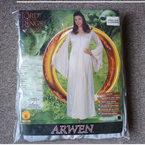 Panoplie du film  SEIGNEUR DES ANNEAUX  : Robe de princesse 35 Loivre (51)