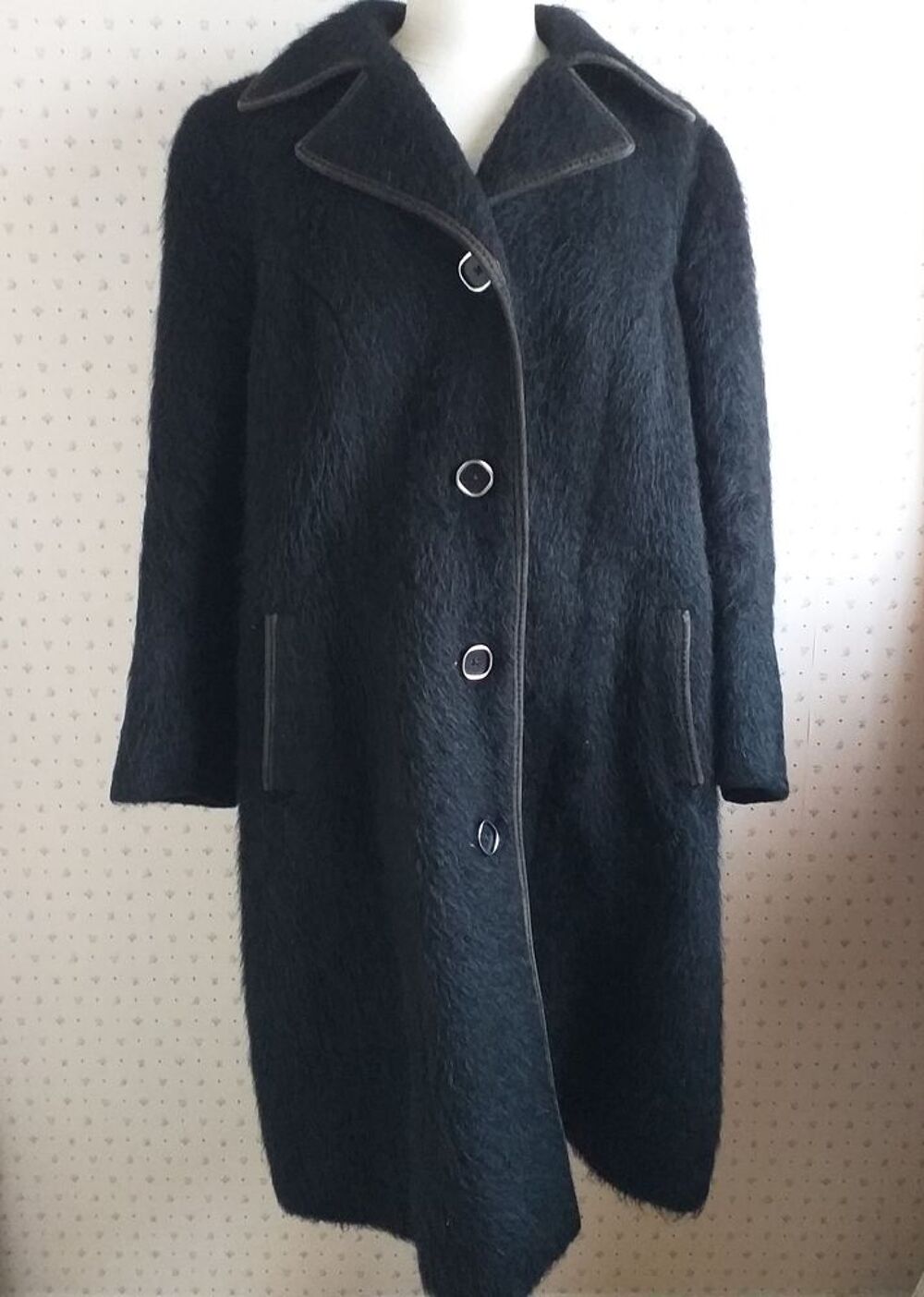 Manteau ancien en laine de lama Taille 42 Vêtements