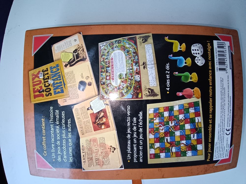 Jeux de soci&eacute;t&eacute; de notre enfance coffret livre aux &eacute;dition M Jeux / jouets