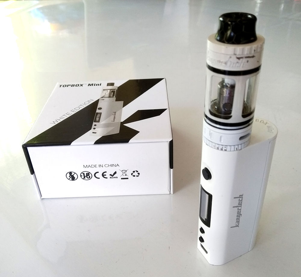 Pack e-cig KangerTech TOPBOX Mini (Blanc) + Nb &eacute;quipements Electroménager