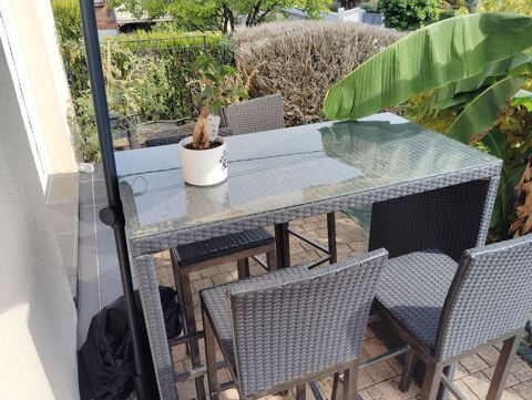 Table + chaises extérieur Louverné (53)