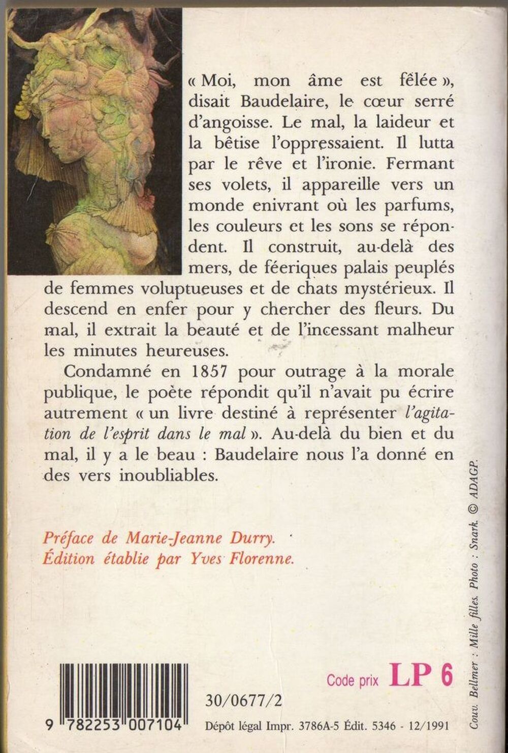 Les fleurs du mal - Charles Baudelaire Livres et BD