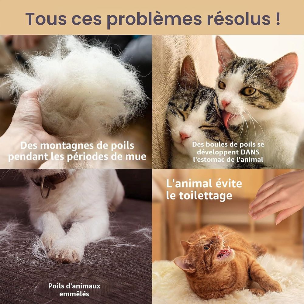 Gant de Toilettage pour Animaux de Compagnie - Neuf Jeux / jouets