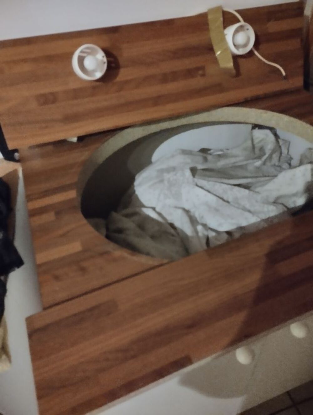 Meuble de salle de bain avec glace meuble bas 70 long 60 lg Meubles