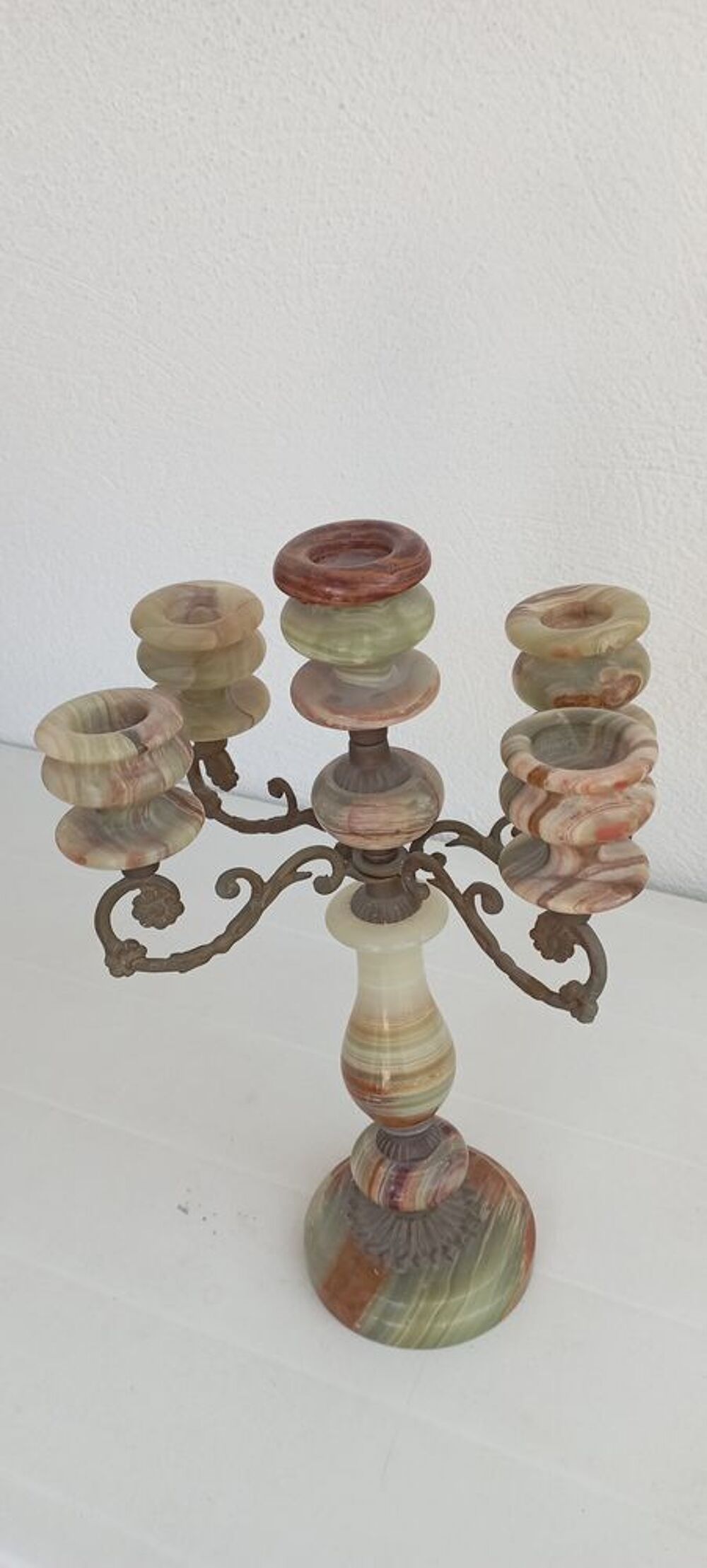Chandelier en onyx Décoration