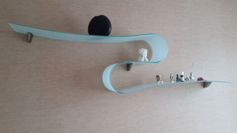 �tag�re moderne en verre satin� 0 Le Mans (72)