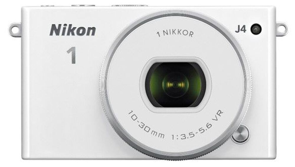 Nikon 1 J4 blanc hybride num&eacute;rique laqu&eacute; Photos/Video/TV