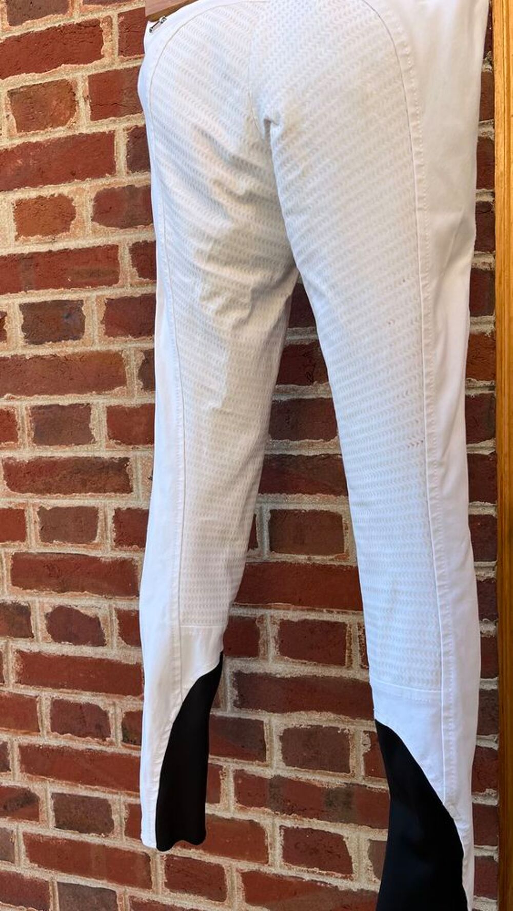 Pantalon d'&eacute;quitation blanc Equiline Sports
