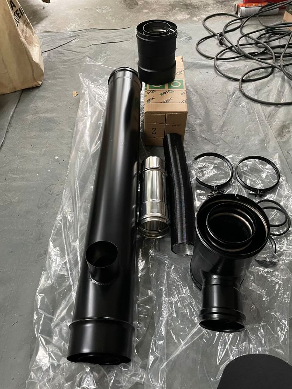 Conduit po&ecirc;le a granul&eacute; &eacute;tanche 80/125 Bricolage