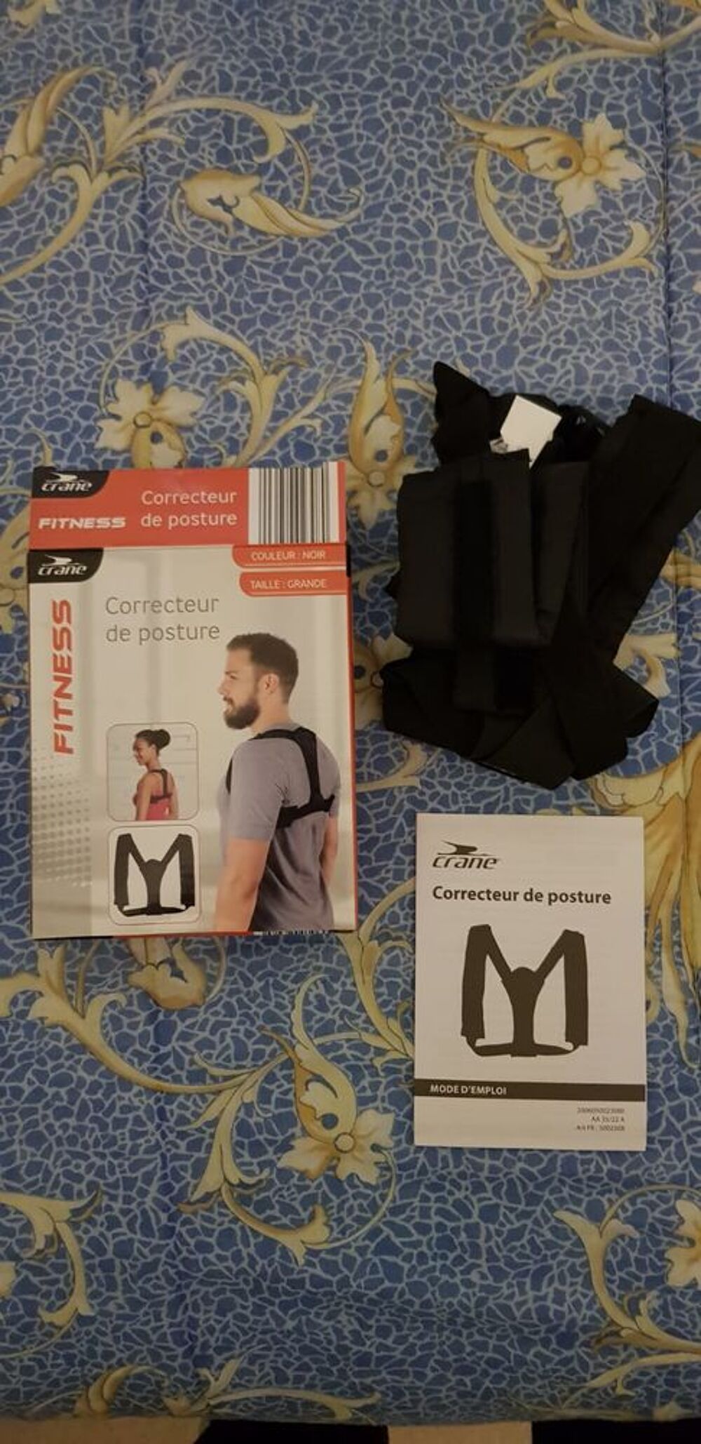 Correcteur de posture noir en tr&egrave;s bon &eacute;tat 100% polyester Vêtements