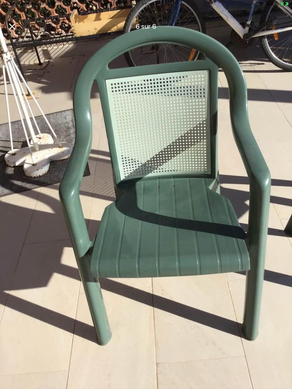 Quatre fauteuils de jardin ou Terrasse en excellents &eacute;tat. Jardin