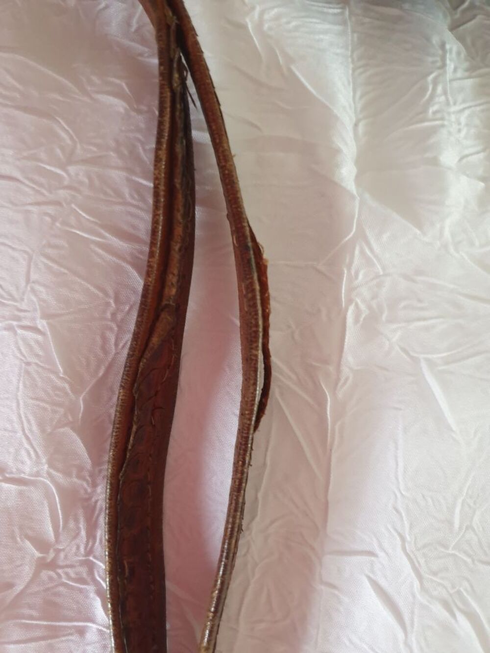 Sac croco vintage Maroquinerie