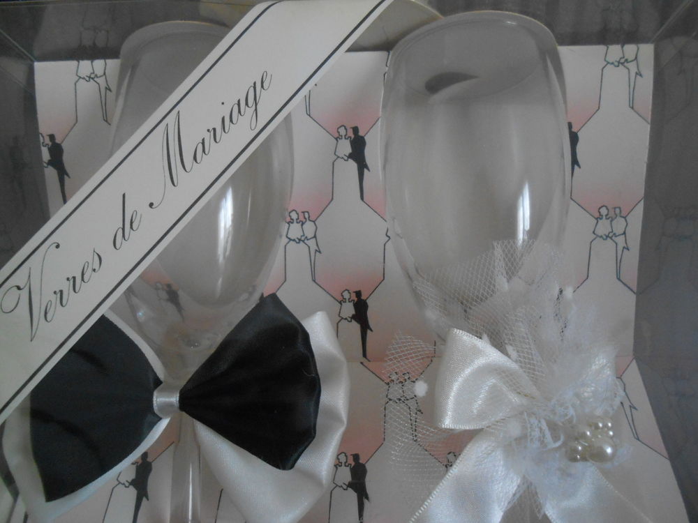 Verres de Mariage ? Vintage Décoration