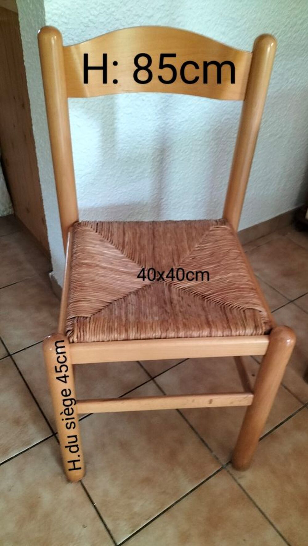 Table salle &agrave; manger bois 6 chaises Meubles