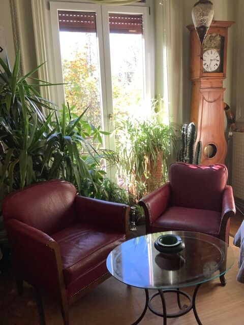 2 Fauteuils cuir rouge . Tr�s �l�gants et confortables. 0 Saint-Di�-des-Vosges (88)