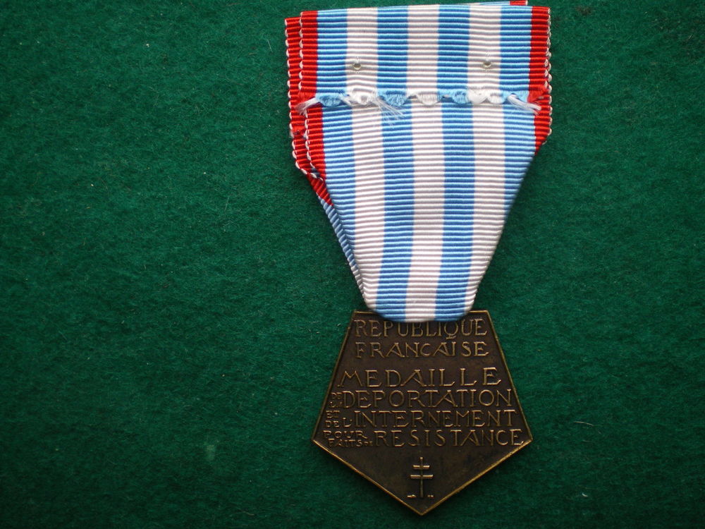 M&eacute;daille de la D&eacute;portation et de l'Internement 1939-1945. 