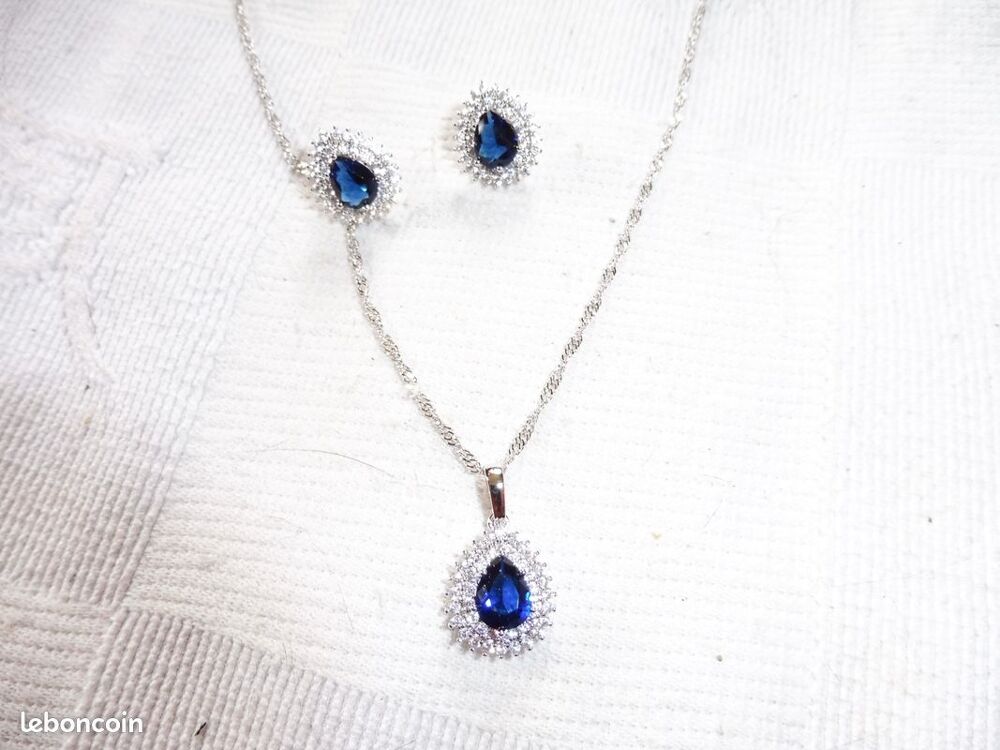 Parure de saphir neuve Bijoux et montres
