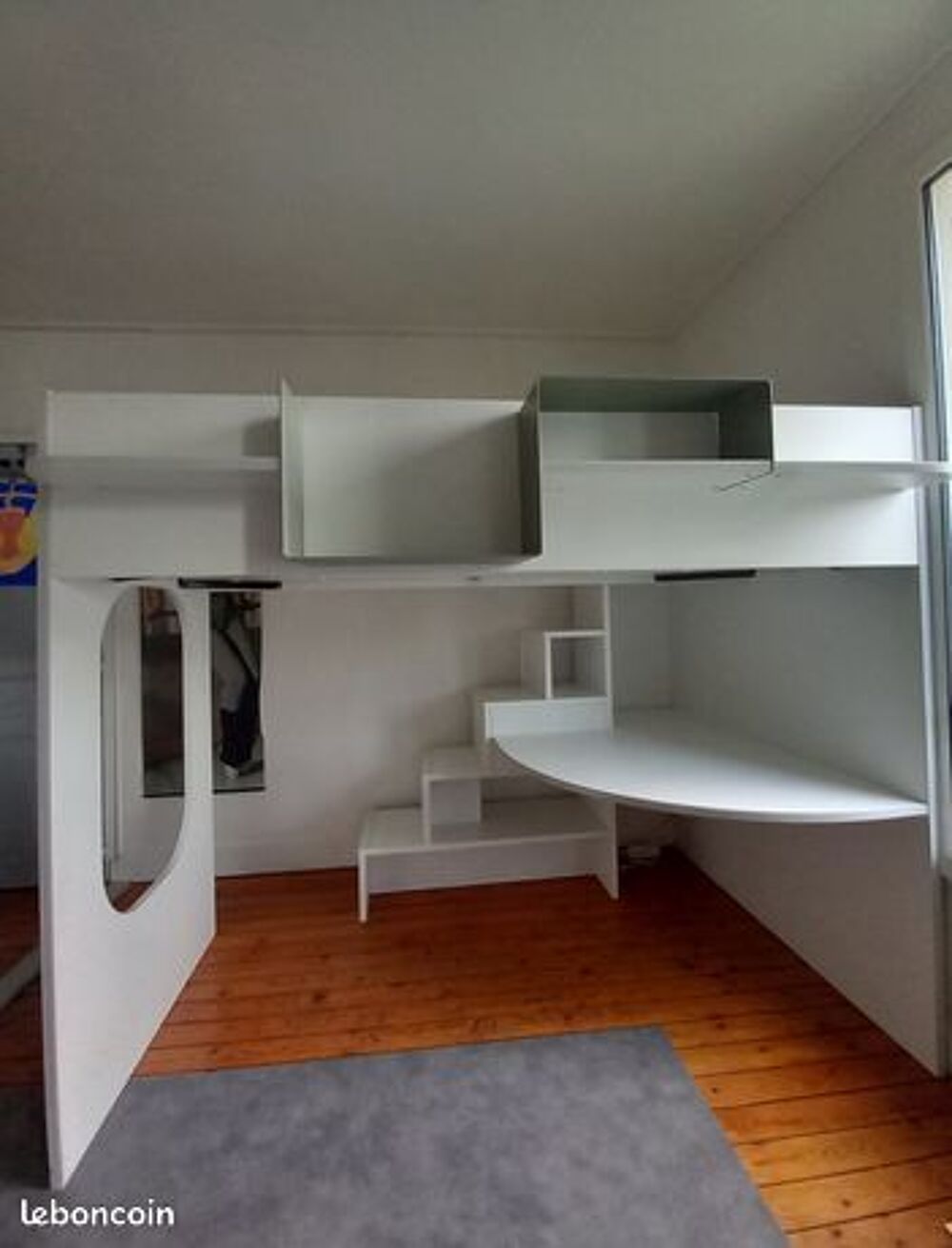 Lit mezzanine GAUTIER avec matelas Meubles