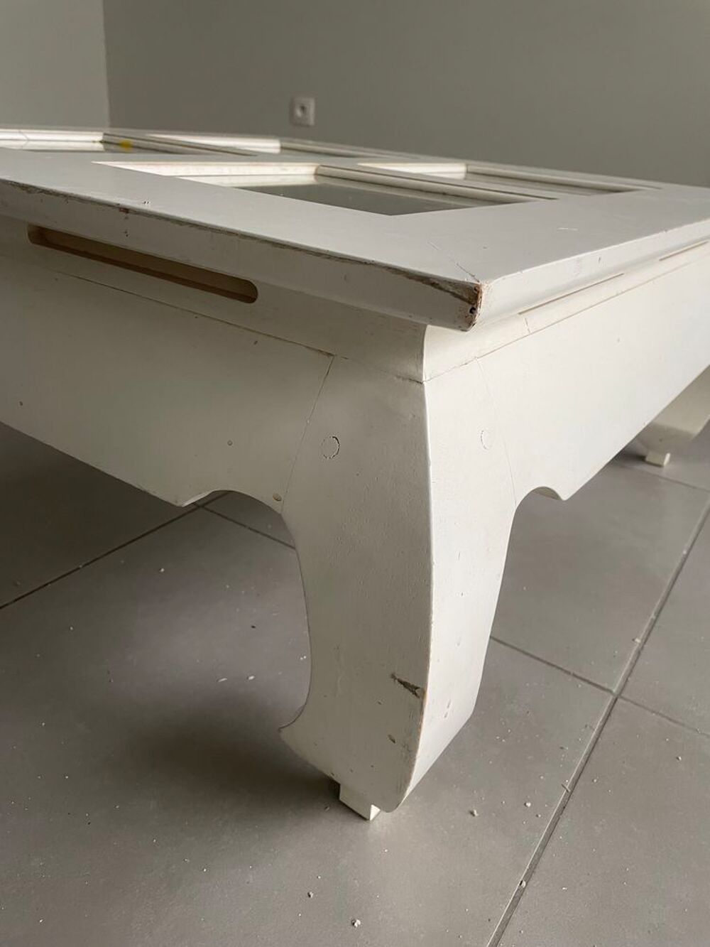 Table de salon blanche Meubles