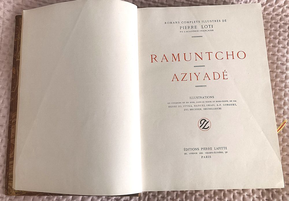 Romans Complets Illustr&eacute;s de Pierre Loti 