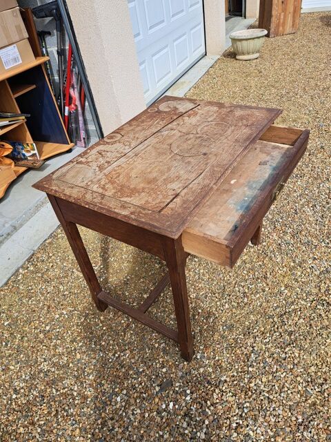 ancienne table en chêne Avranches (50)