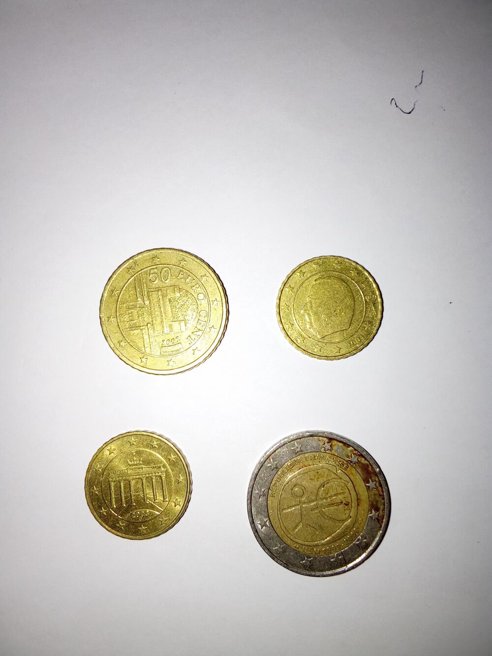 Lot de pi&egrave;ces rares et comm&eacute;moratives 