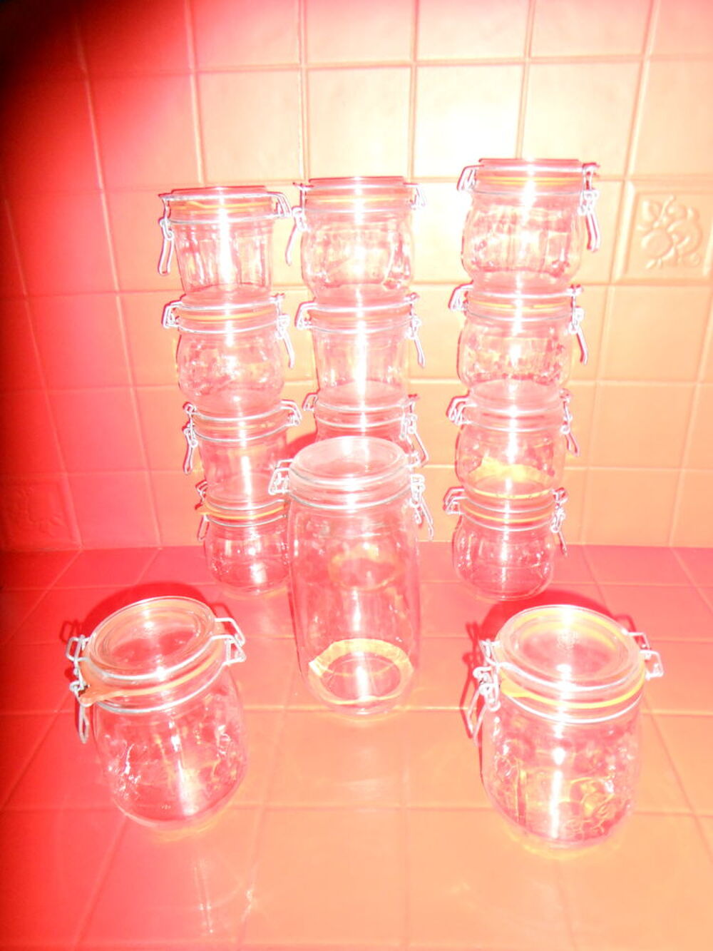 15 bocaux en verre de conservation Cuisine