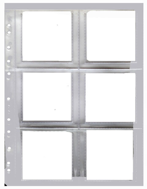 Feuillets transparents pour classements de diapositives 6x6. 20 Alfortville (94)