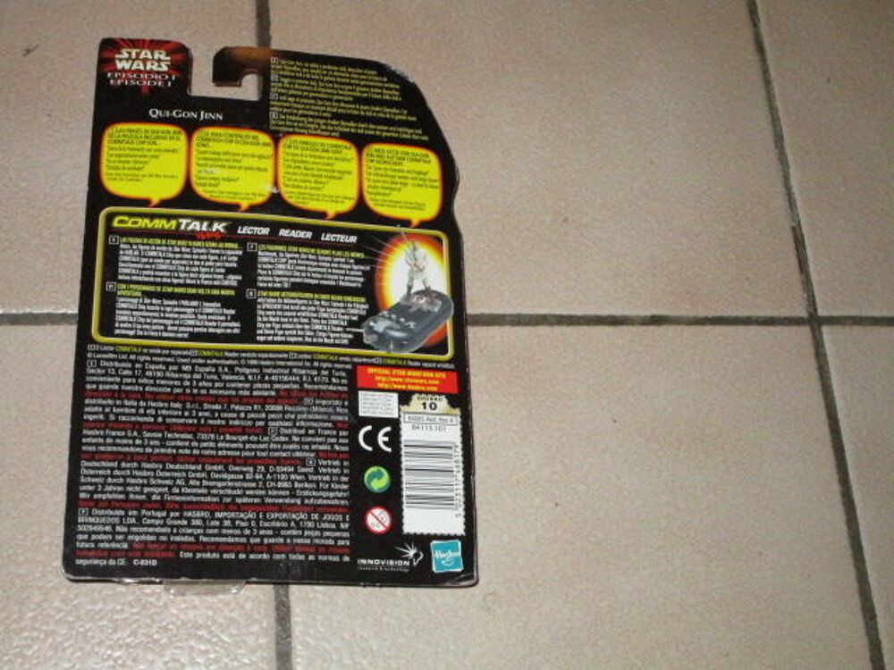 VIEILLE FIGURINE STAR WARS QUI-GON JINN 1999"EPISODE 1" 