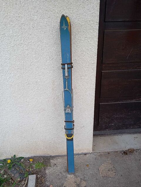 🎿 Skis vintage La Hutte �  d�co chalet montagne 30 Lure (70)