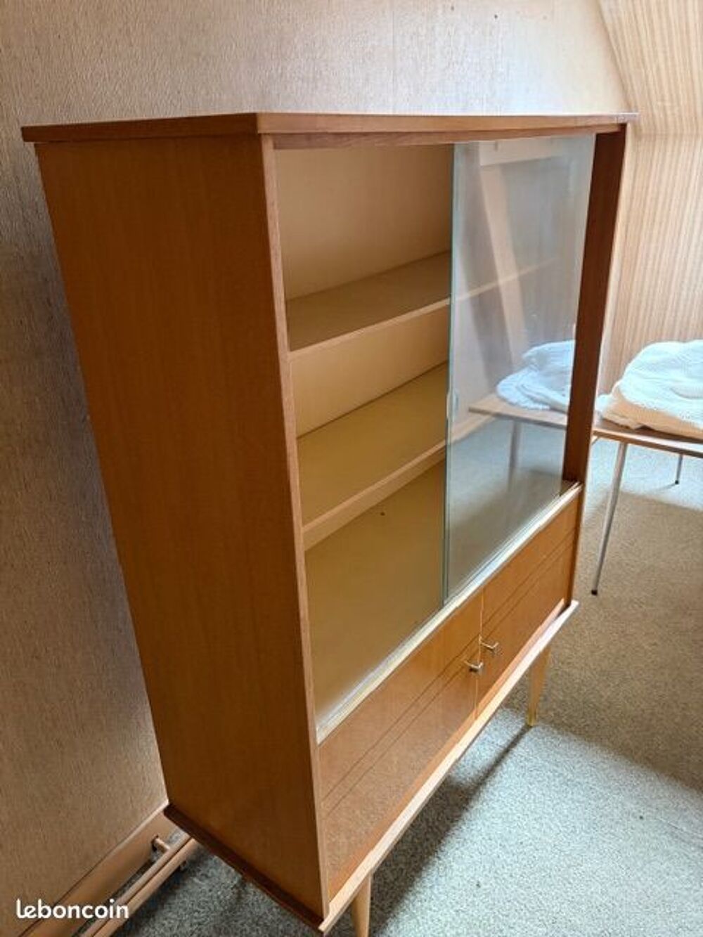 Meuble vitrine Vintage Ann&eacute;e 60 Meubles