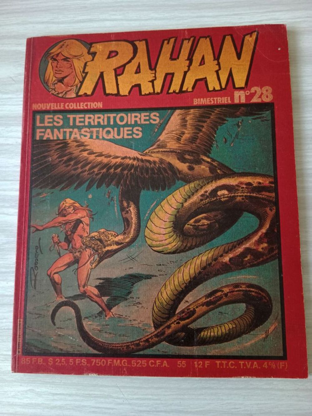 RAHAN N&deg; 28 LES TERRITOIRES FANTASTIQUES Livres et BD