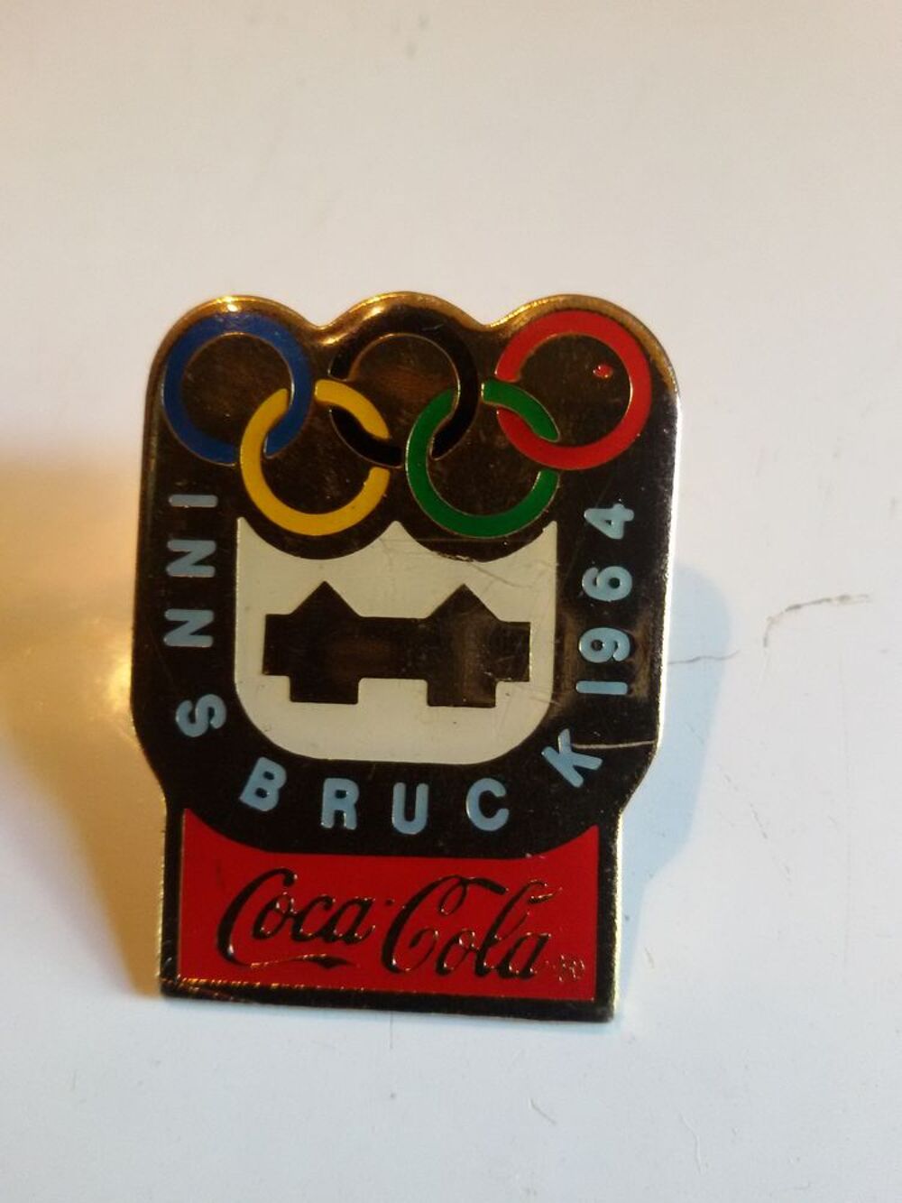 pin's cocacola des jeux olympiques de INNSBRUCK 1964 TBE 