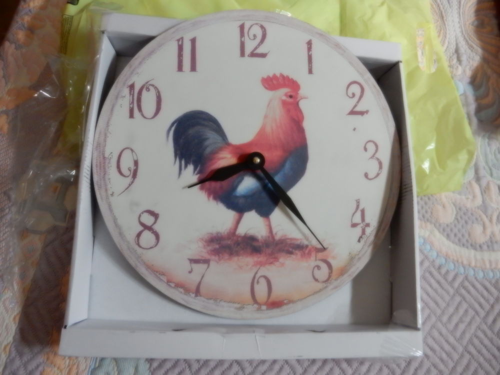 pendule style coq Décoration