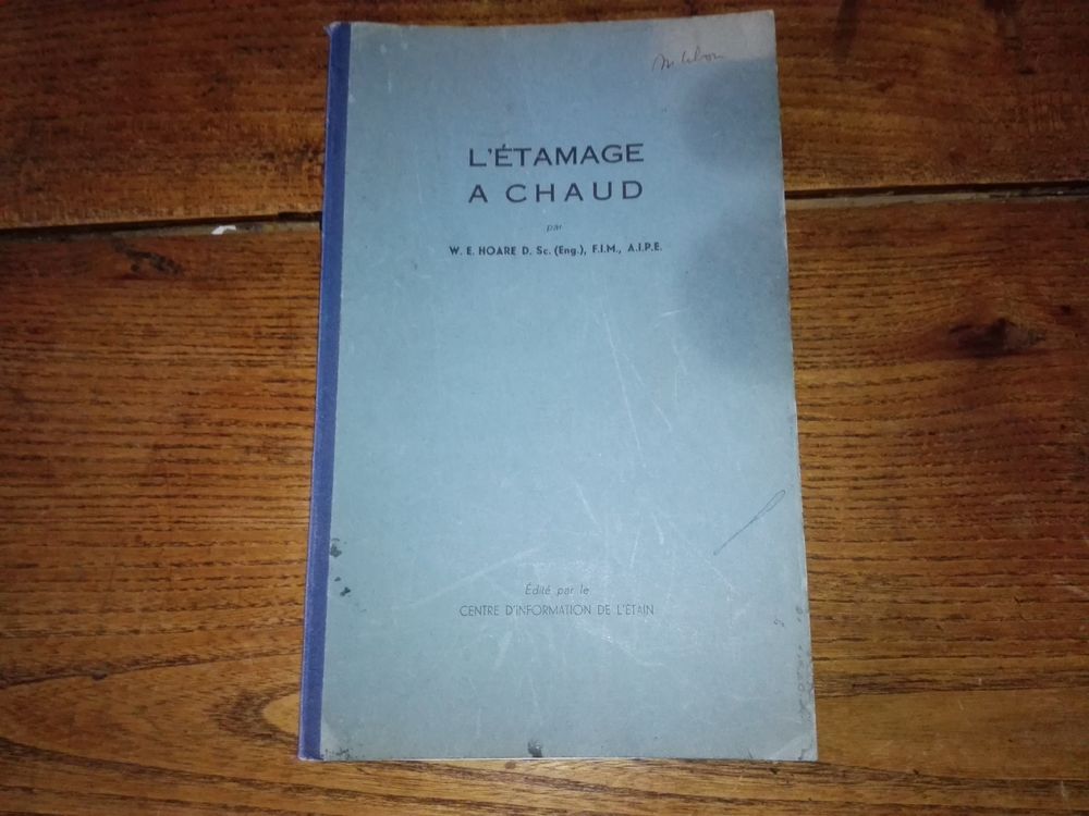 L'ETAMAGE A CHAUD Livres et BD