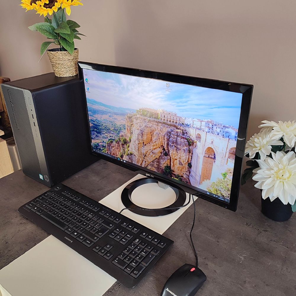 Pc Intel core i3 Hp complet Windows 10 Ordinateur Matériel informatique