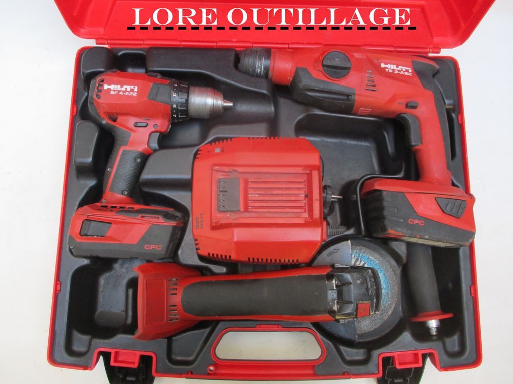HILTI Kit 3 outils 22v Bricolage