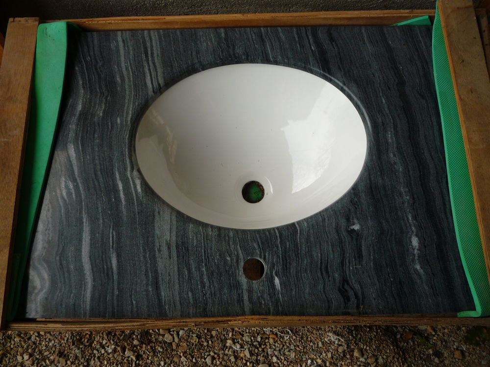 Lavabo/vasque/socle marbre Bricolage