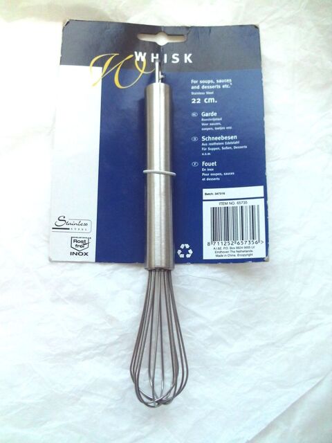 Fouet / Whisk inox 22 cm 6 fils 5 Villeurbanne (69)